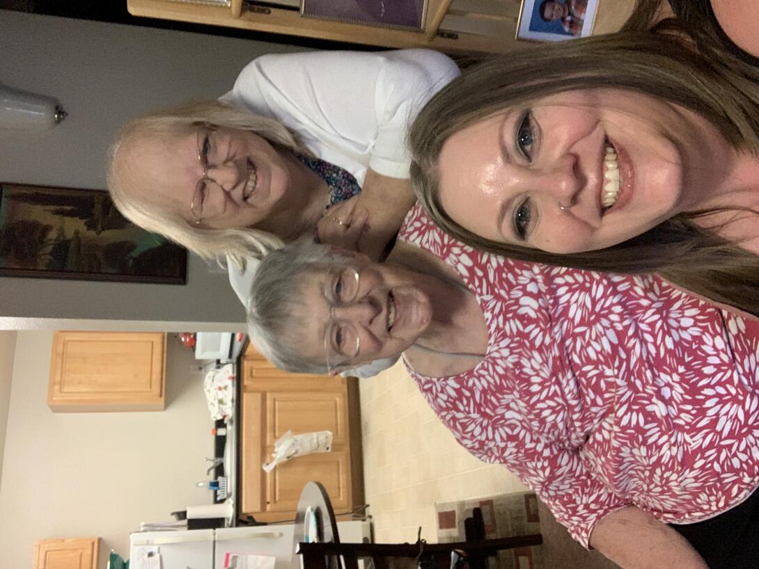 Three generations: Mom, Susan, Amanda 2023